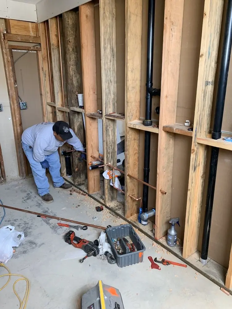 Commercial rough-in plumbing for Trenchless Sewer Repair in Hampton